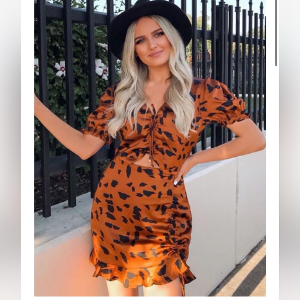 RUNAWAY THE LABEL  - white AUBREY MINI DRESS
